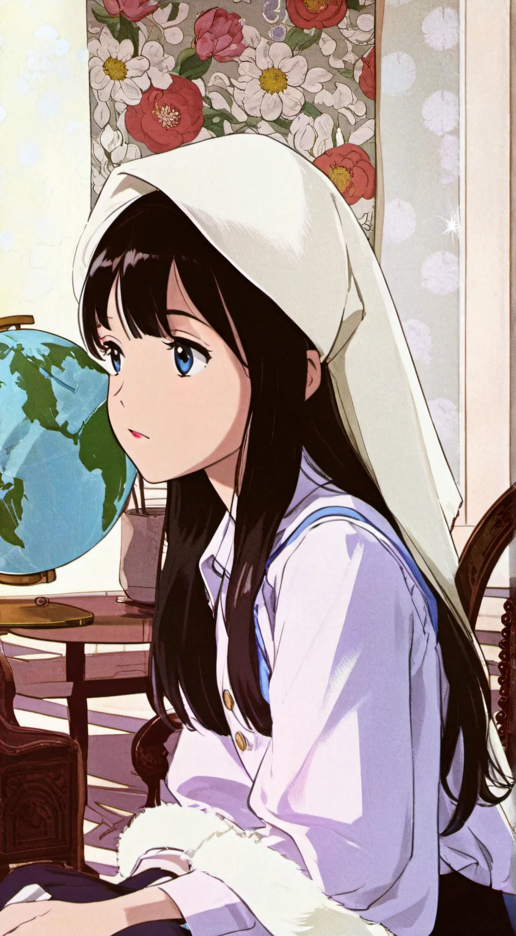 ai character: moonflare background