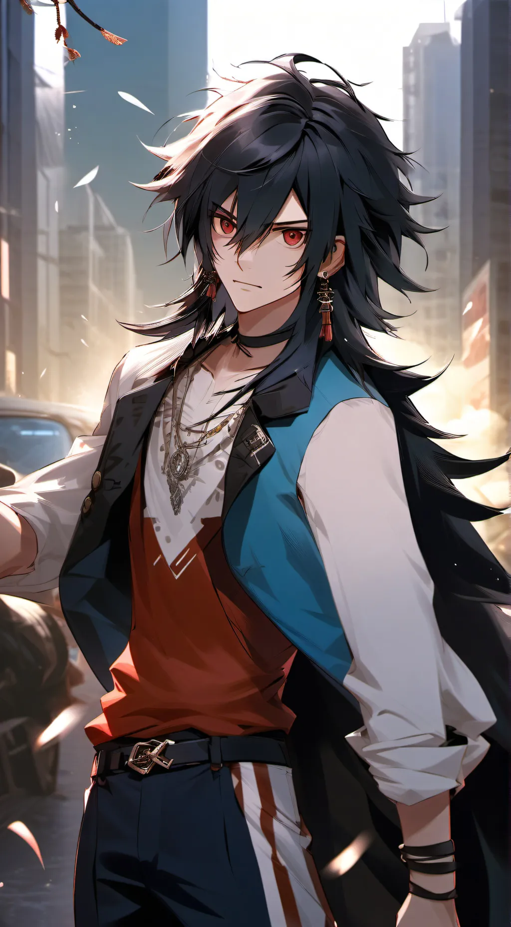 ai character: Xavier😮 background