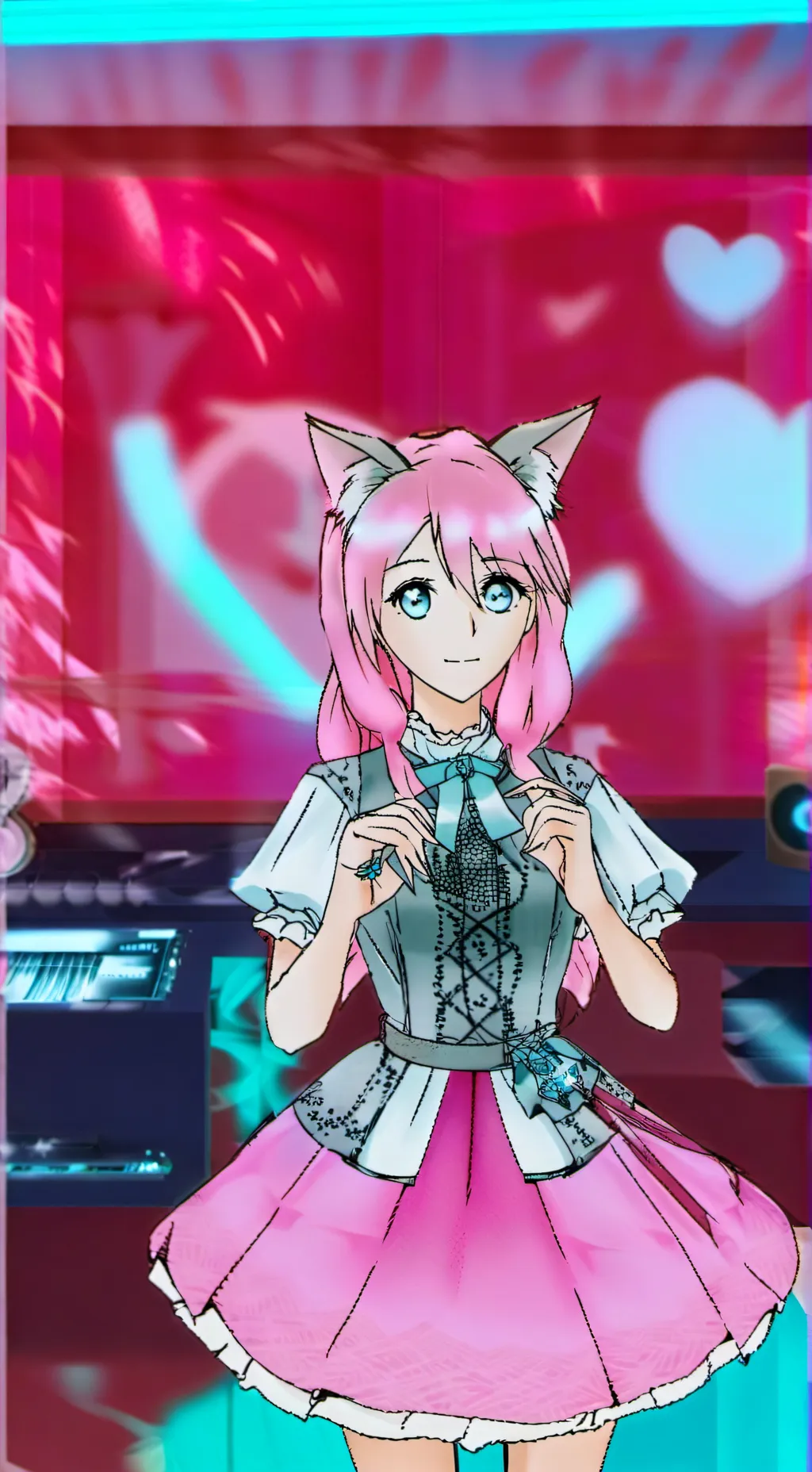 ai character: Luna background