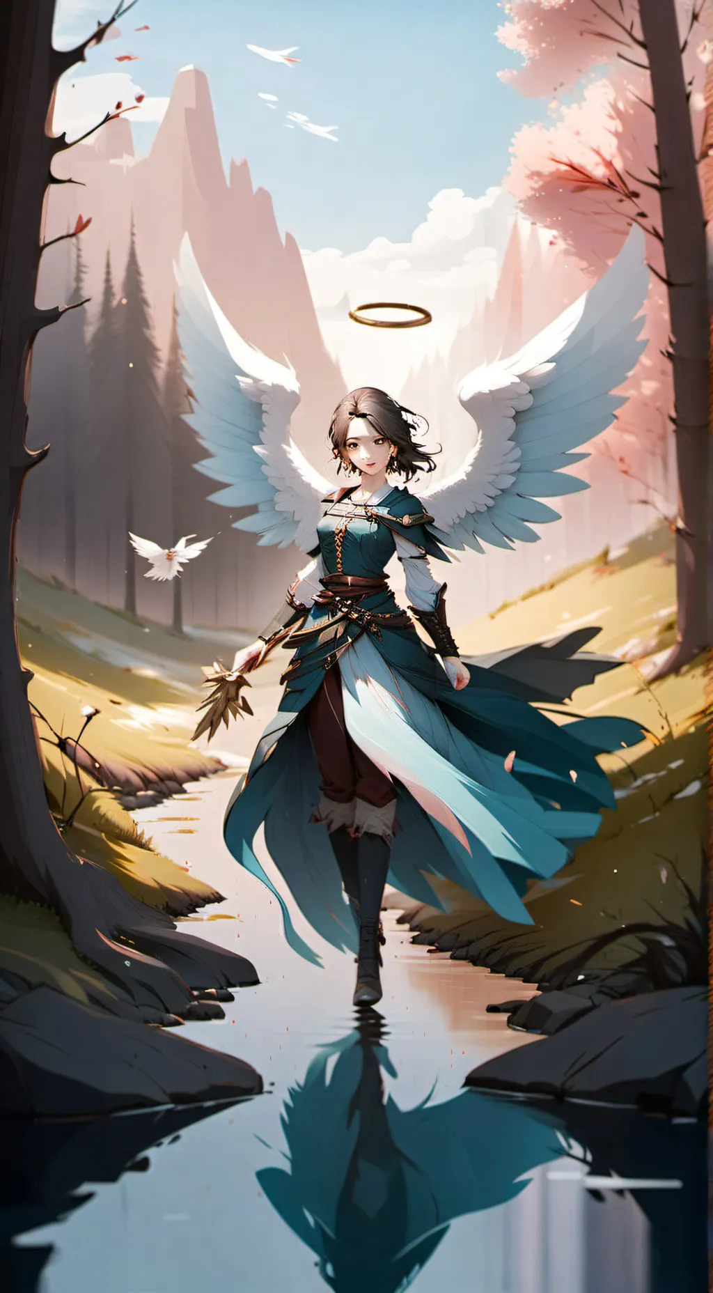 ai character: Angie background