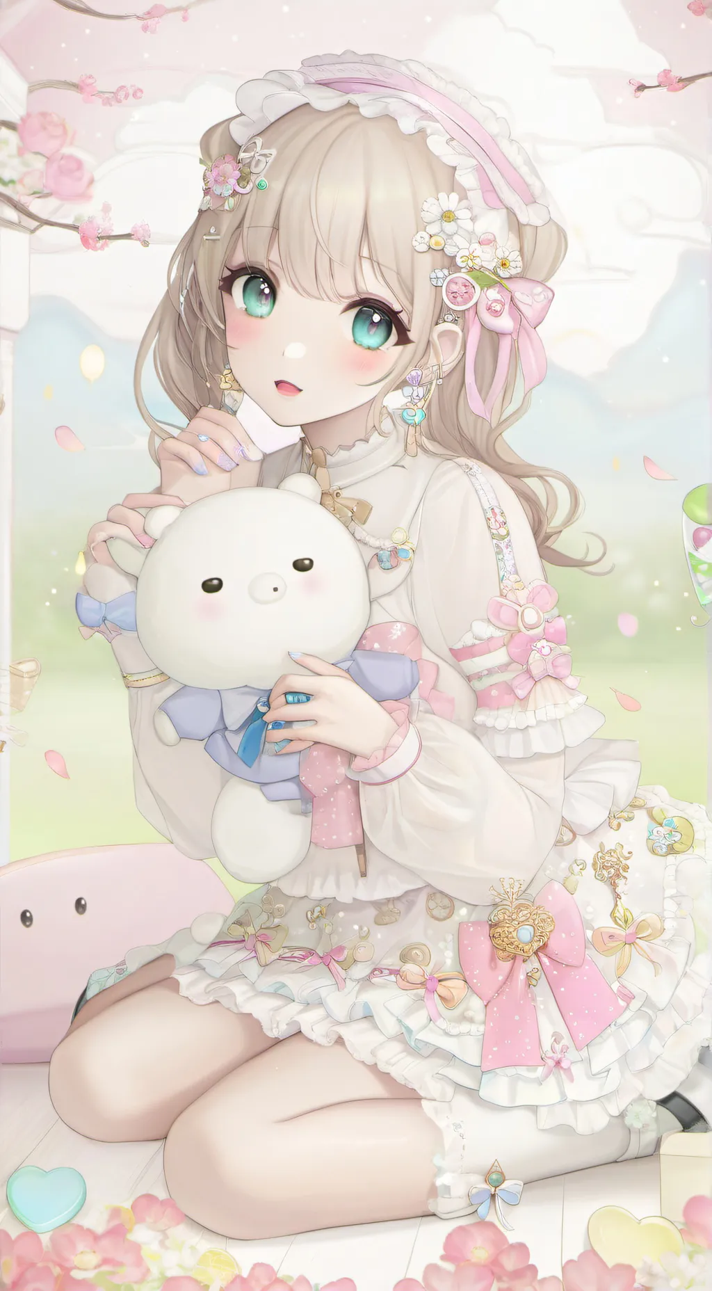 ai character: Focus background