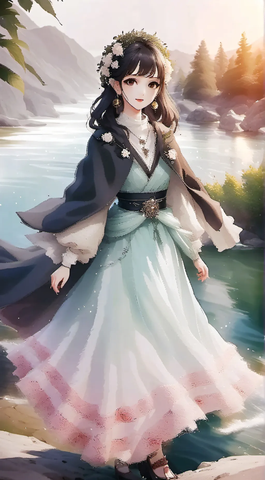 ai character: shoto todoroki background