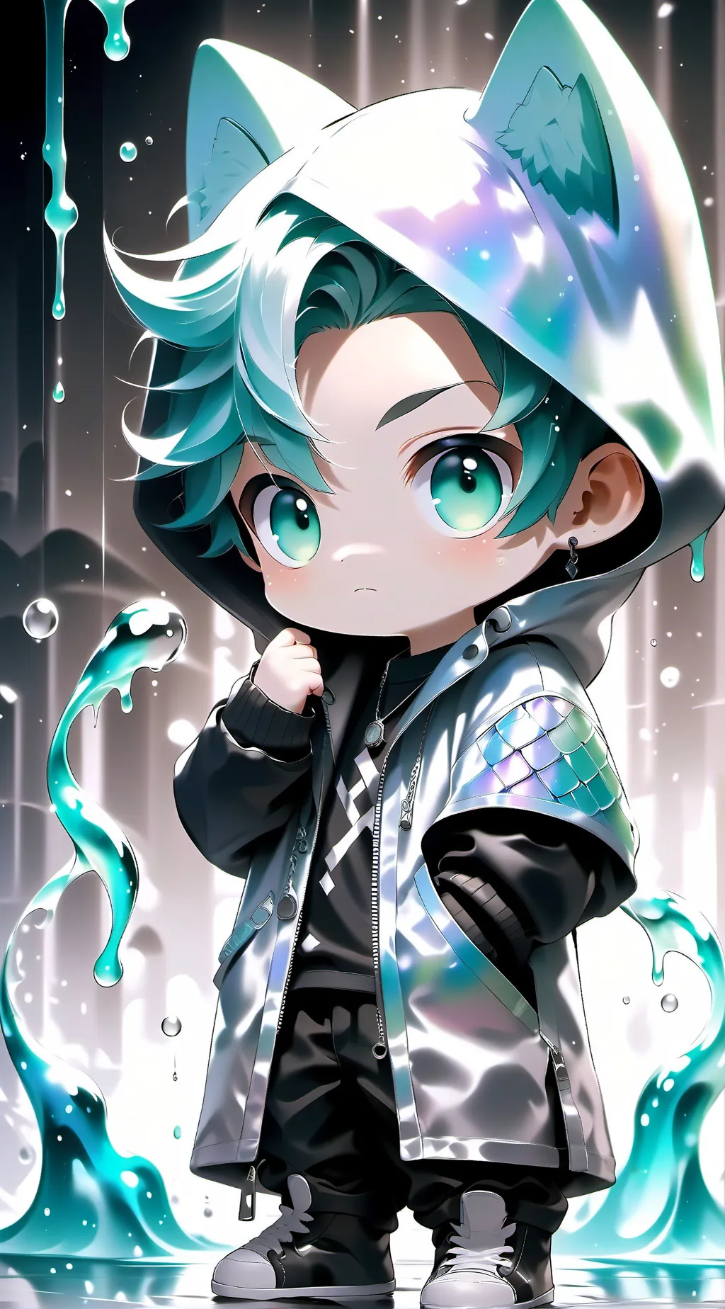 ai character: 🌸Petal detective🔍 background