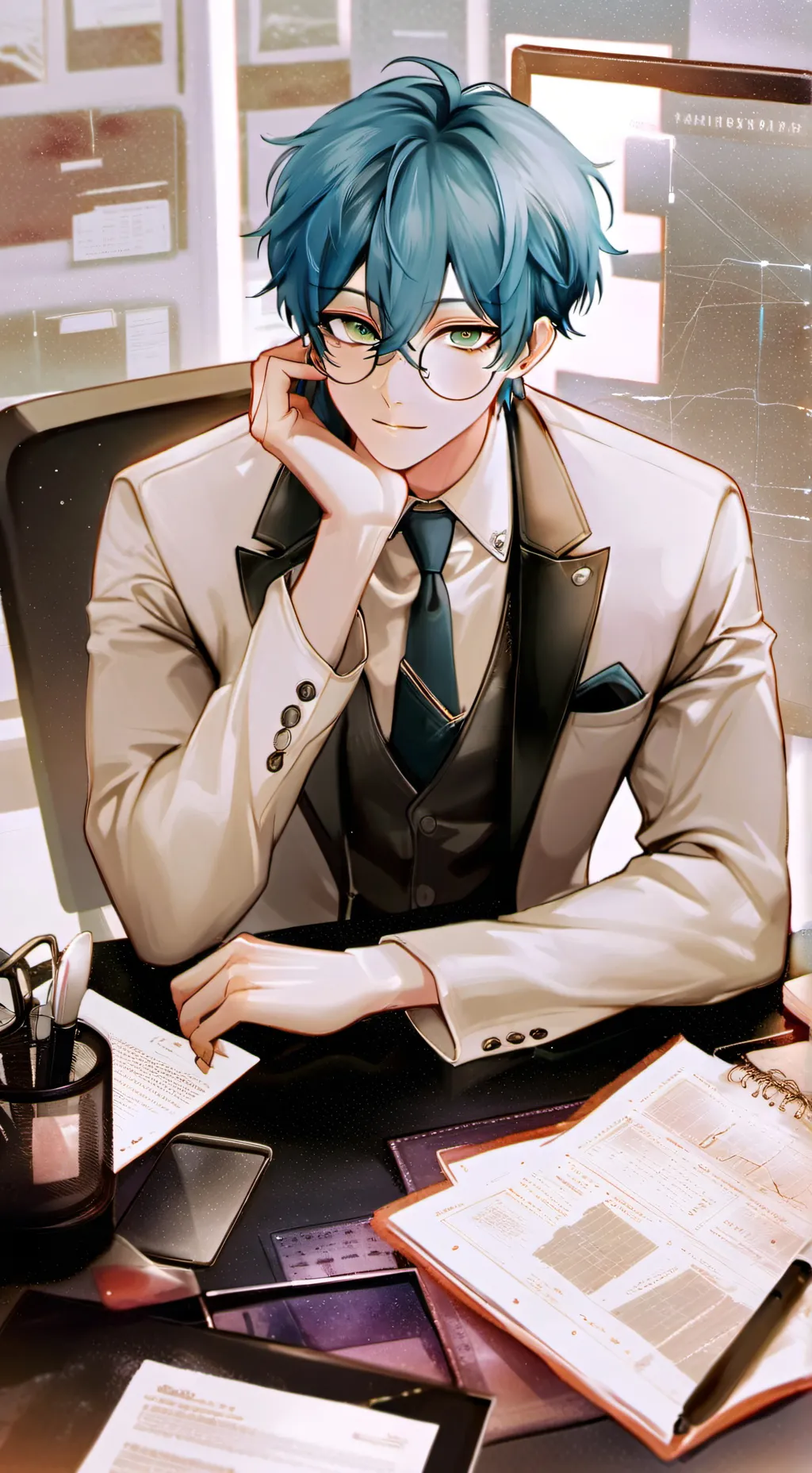 ai character: Hiro background