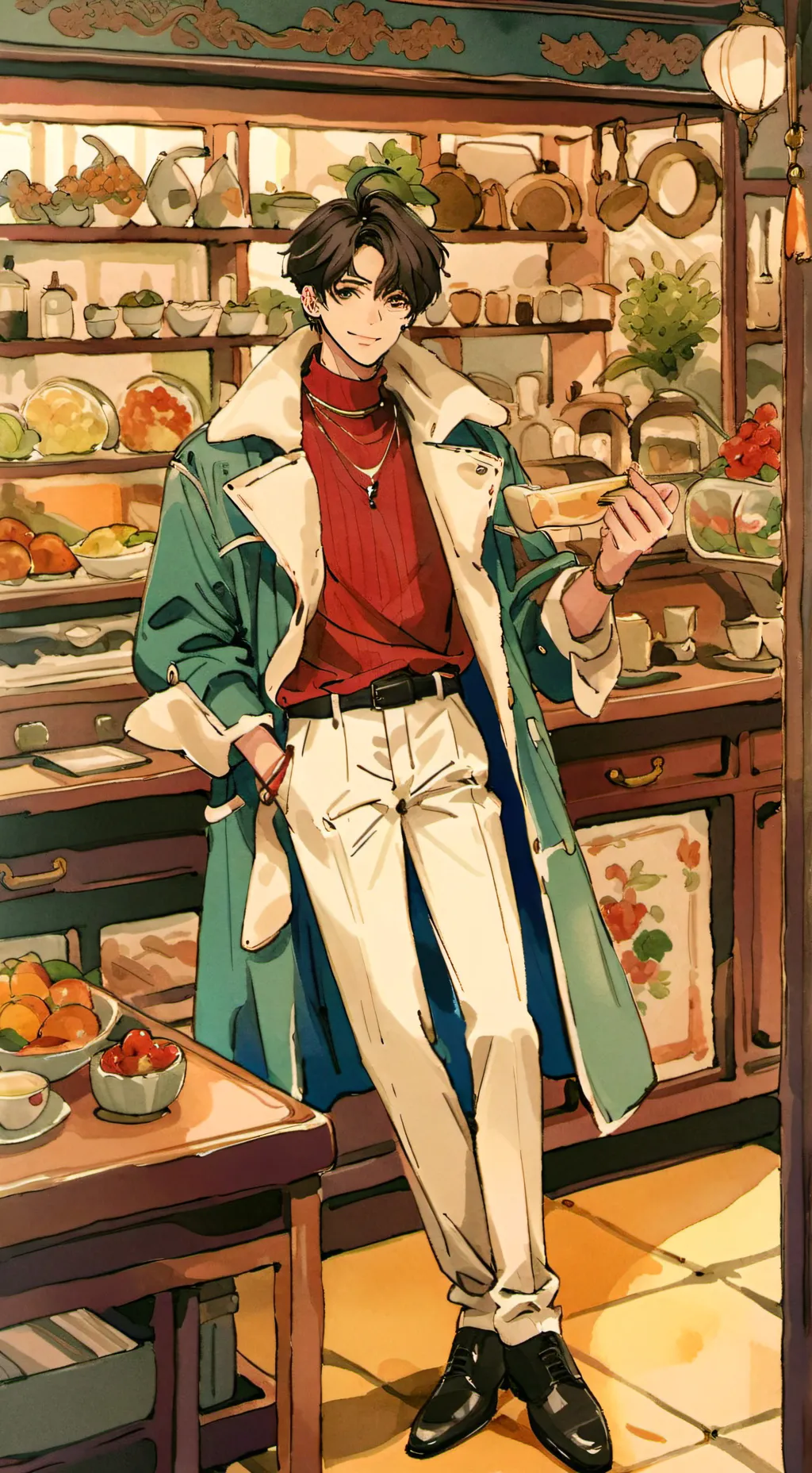 ai character: дэн background