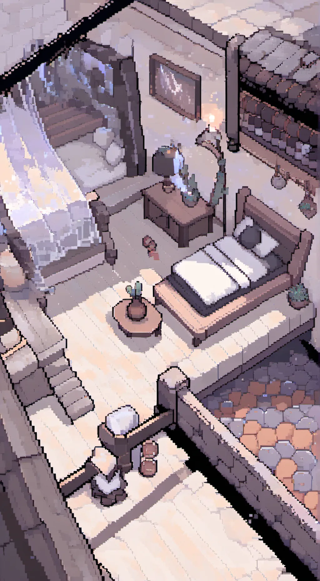 ai character: JJK beach - plage background