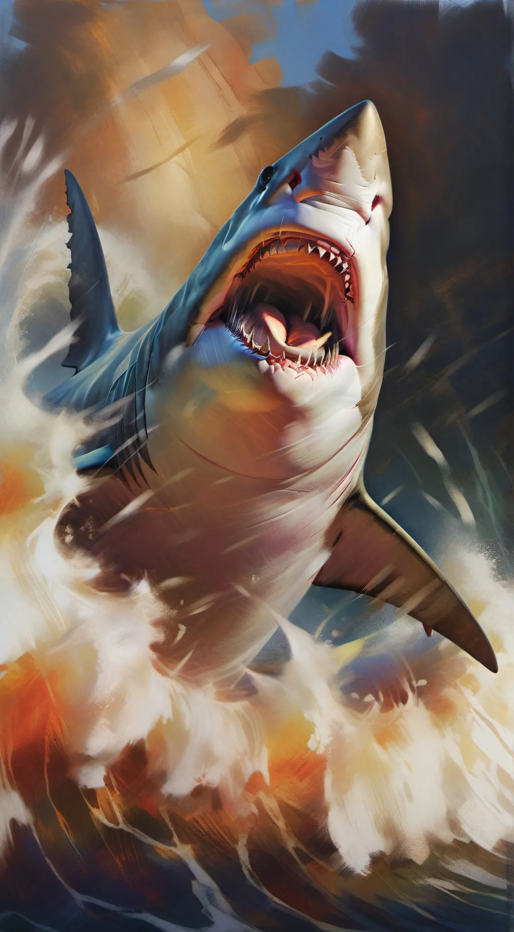 ai character: gray background