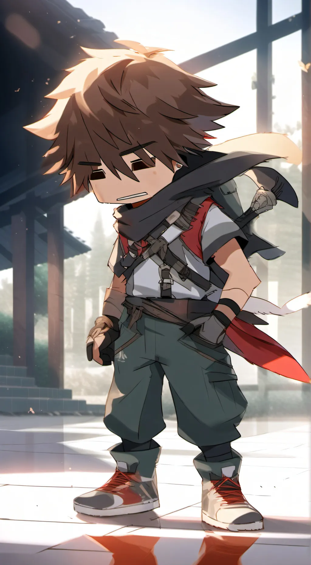 ai character: Michael afton  background