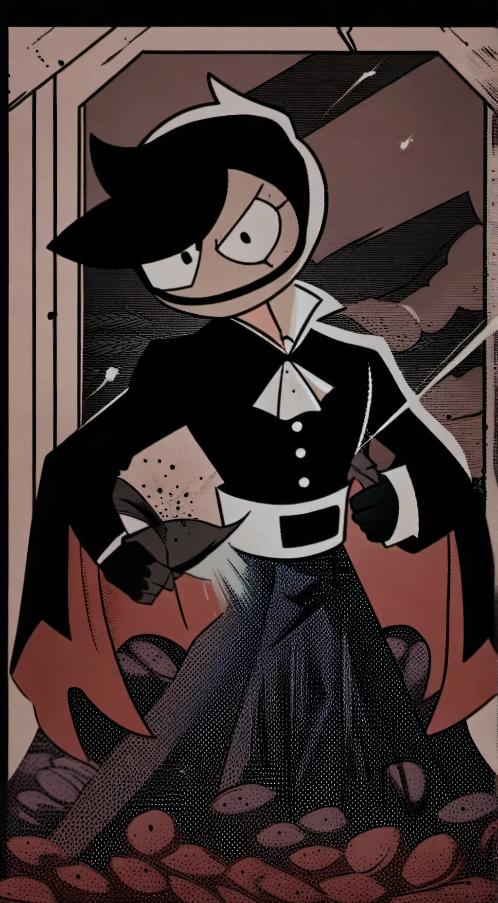 ai character: Twisted Glisten background