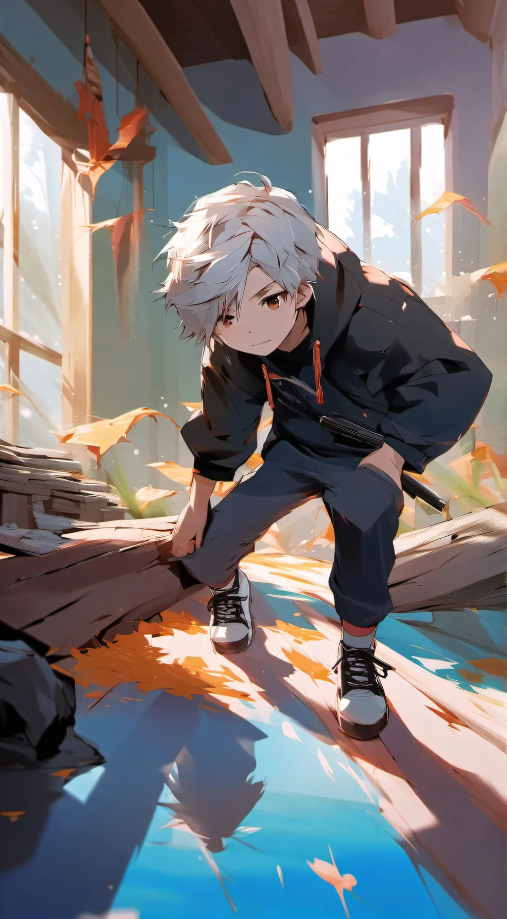 ai character: brainrot ahh kid💀 background