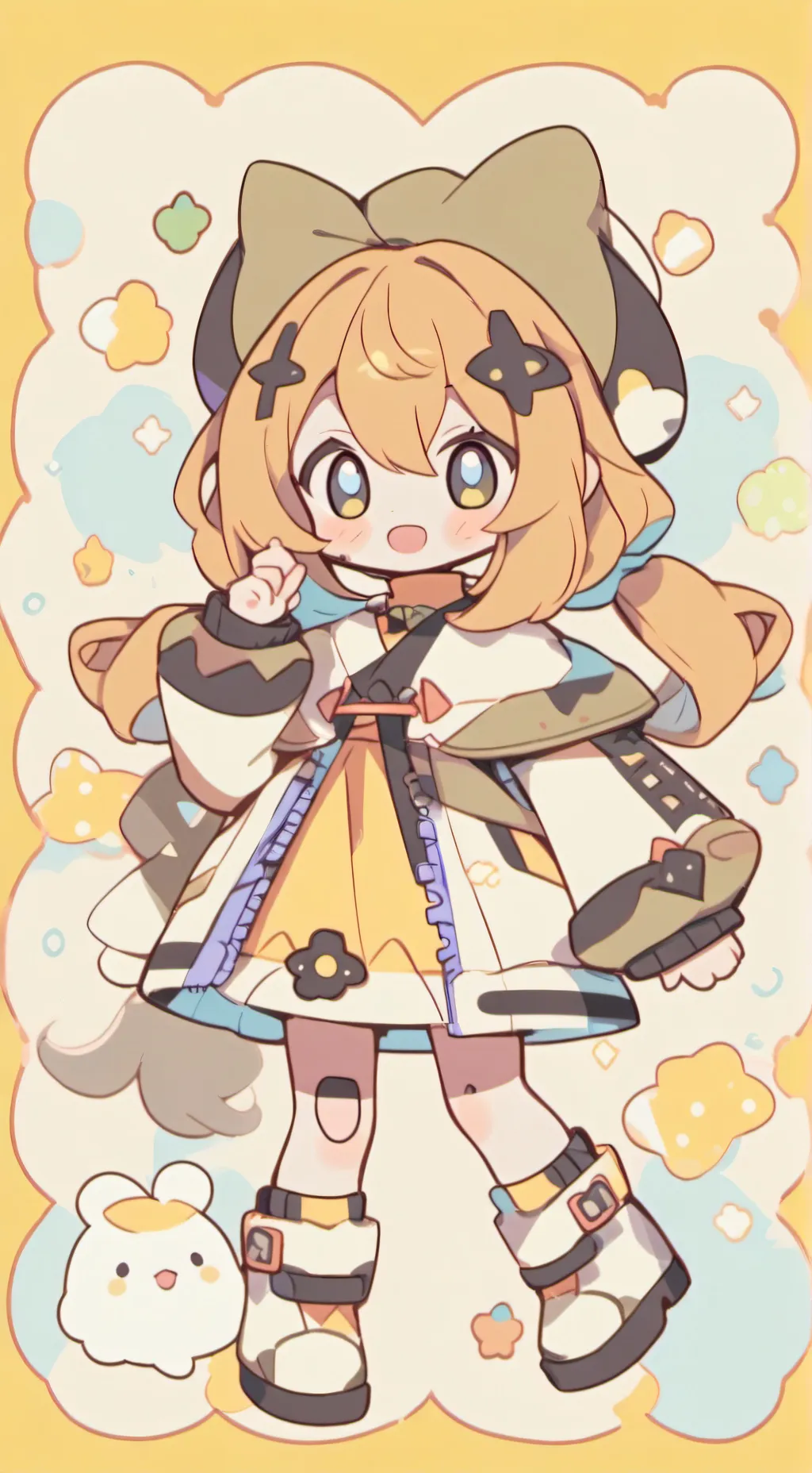 ai character: Mha Ghost background