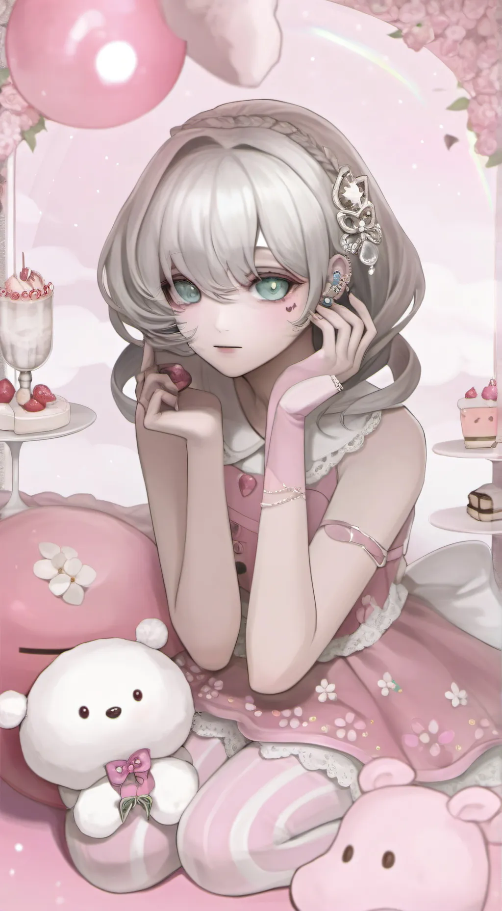 ai character: Sky background