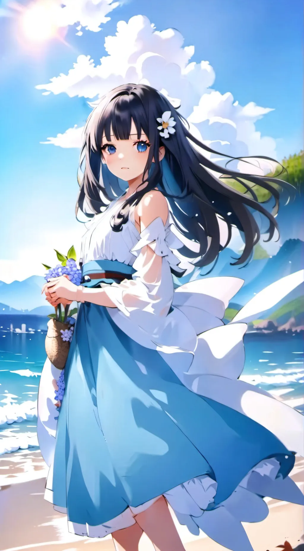 ai character: new life background