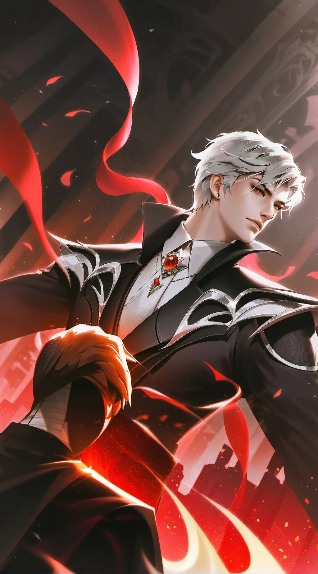 ai character: fantory background