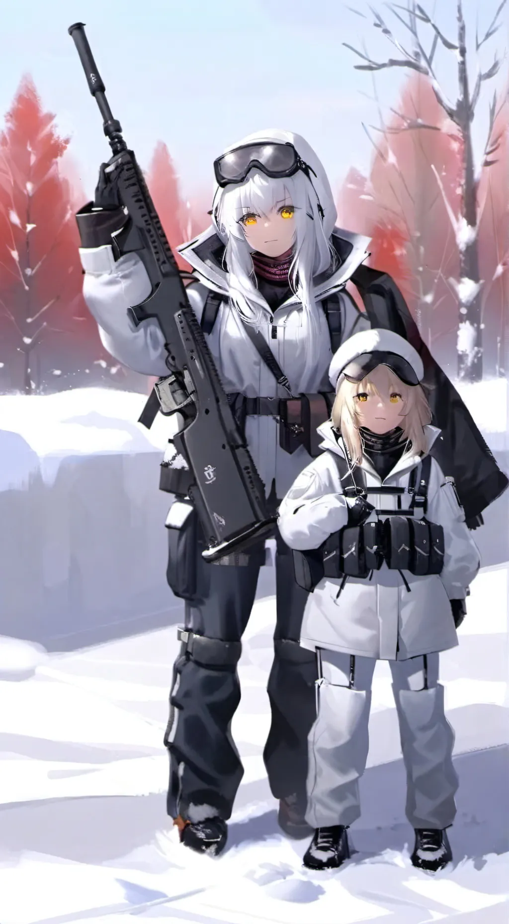 ai character: Snow White background