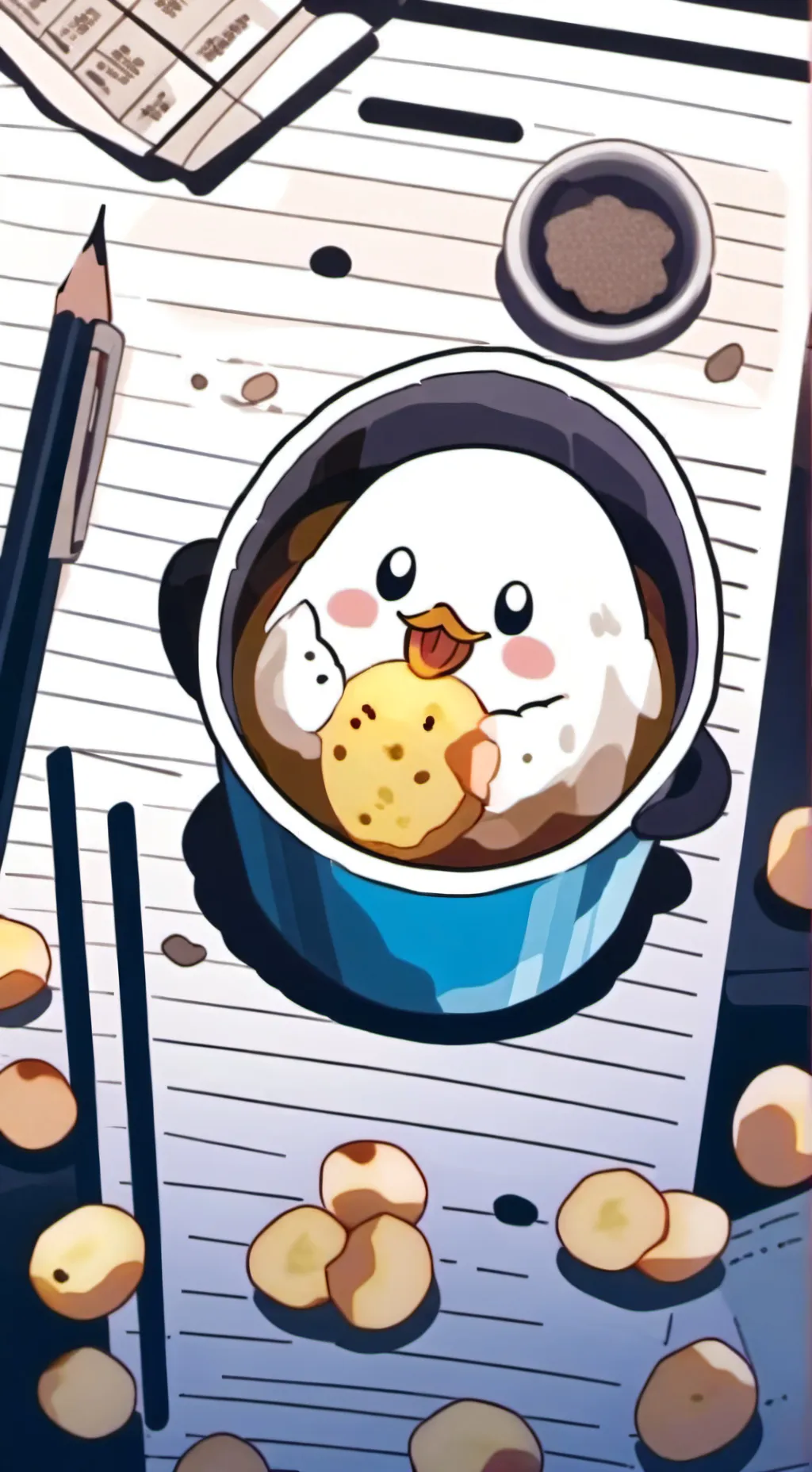 ai character: Potato✨￼￼🥔 background