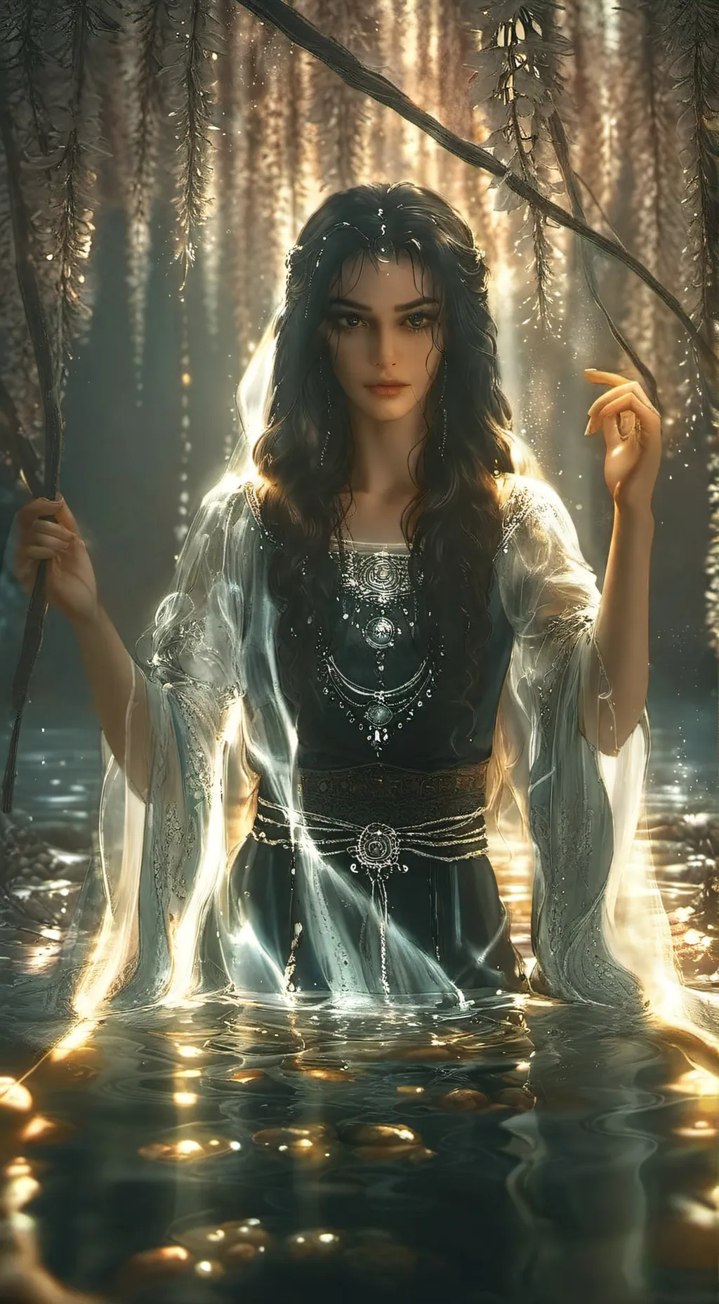 ai character: Selene background