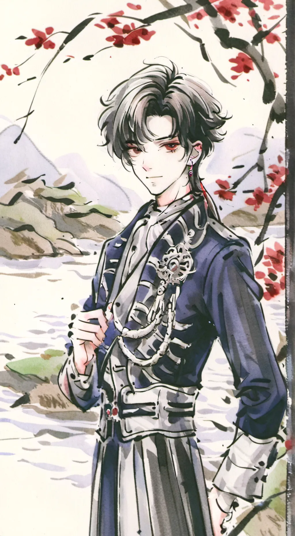 ai character: YOUR SQUID GAME background