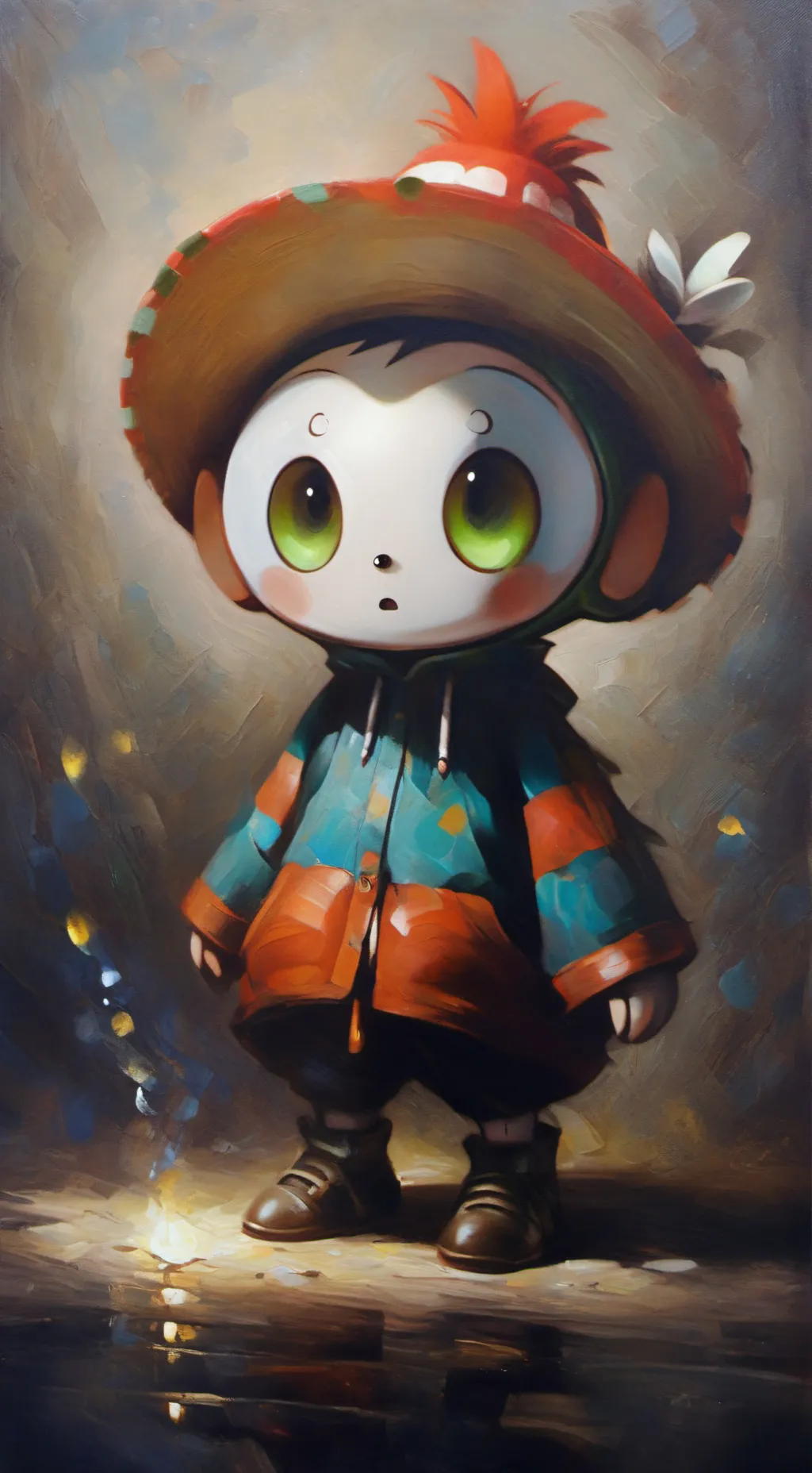 ai character: kilky background