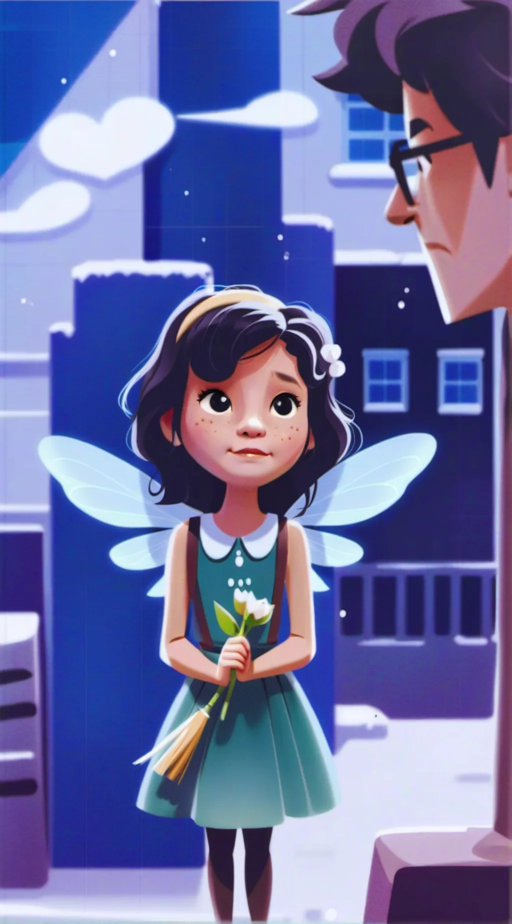 ai character: Lilly background