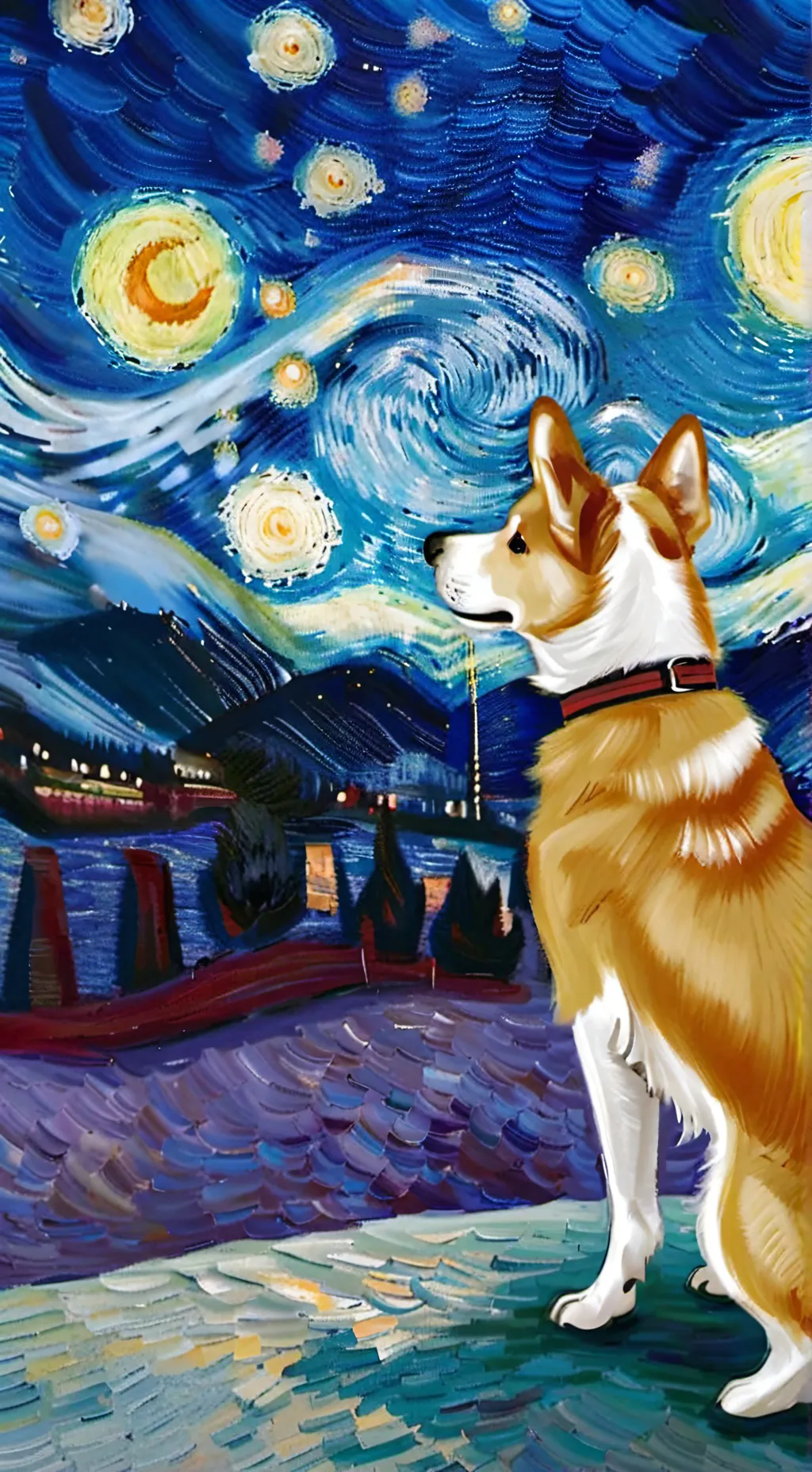 ai character: sigma doge (no) background