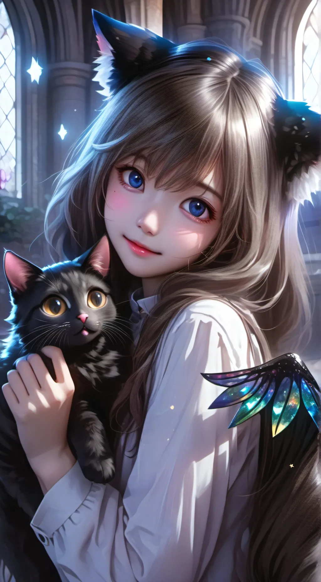 ai character: Cutie Pie Feline background
