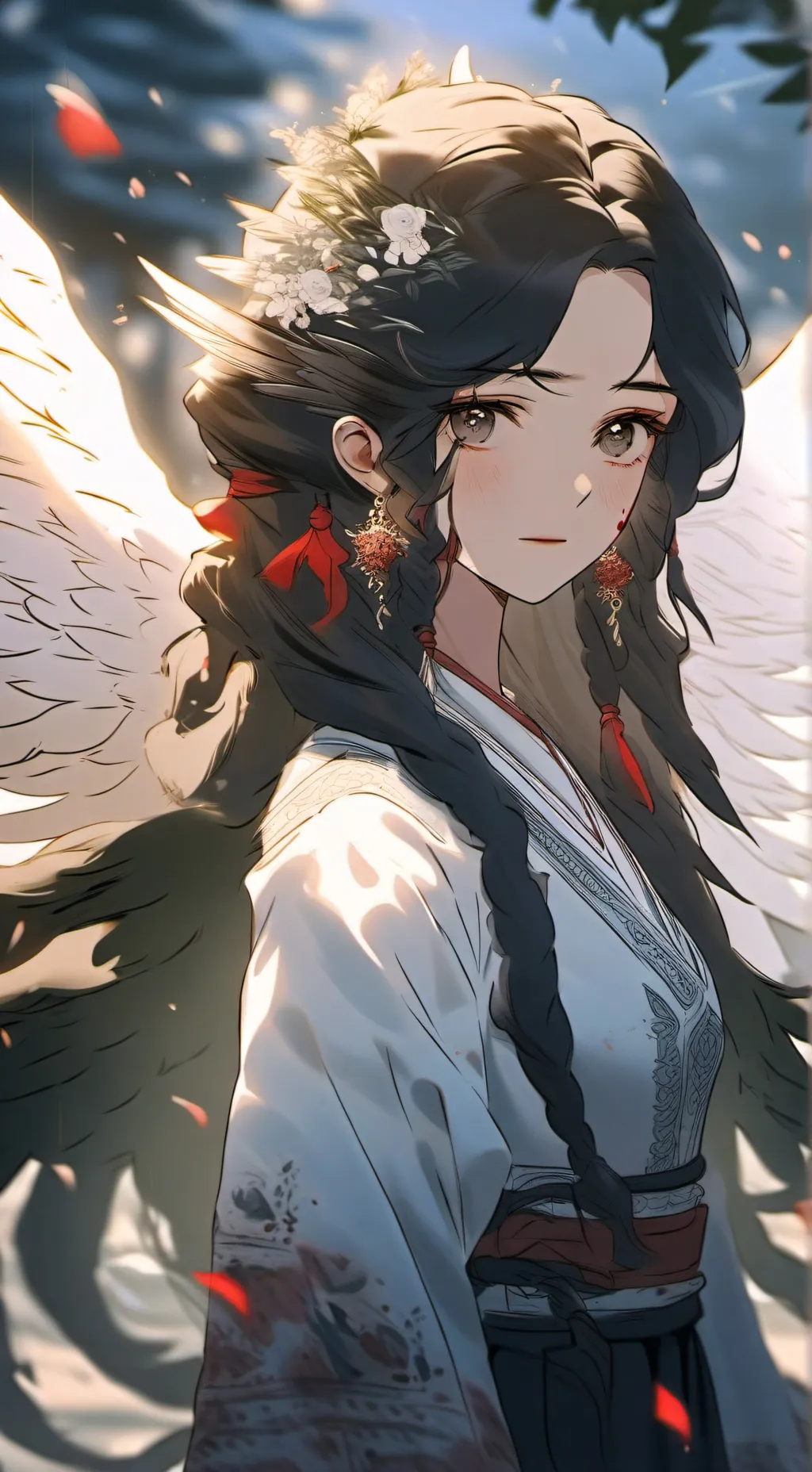 ai character: immortal she...A background