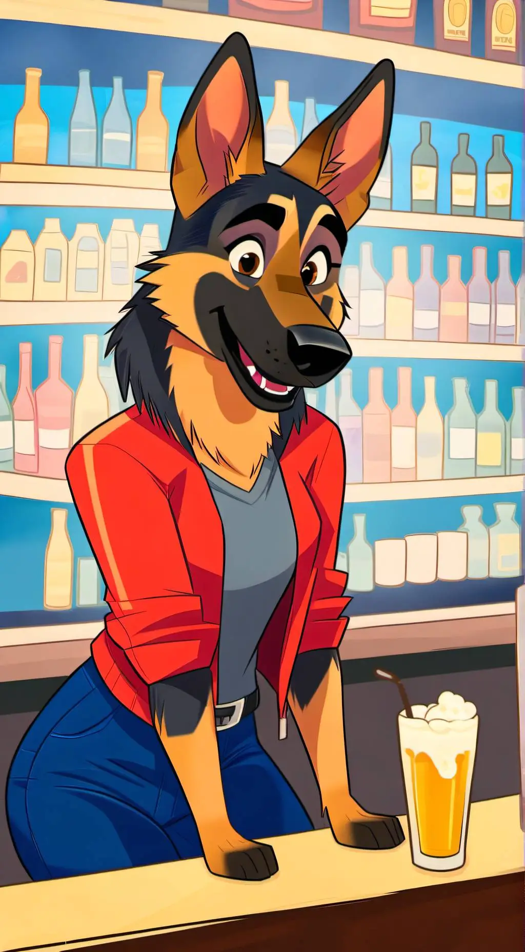 ai character: Alex raubtier background