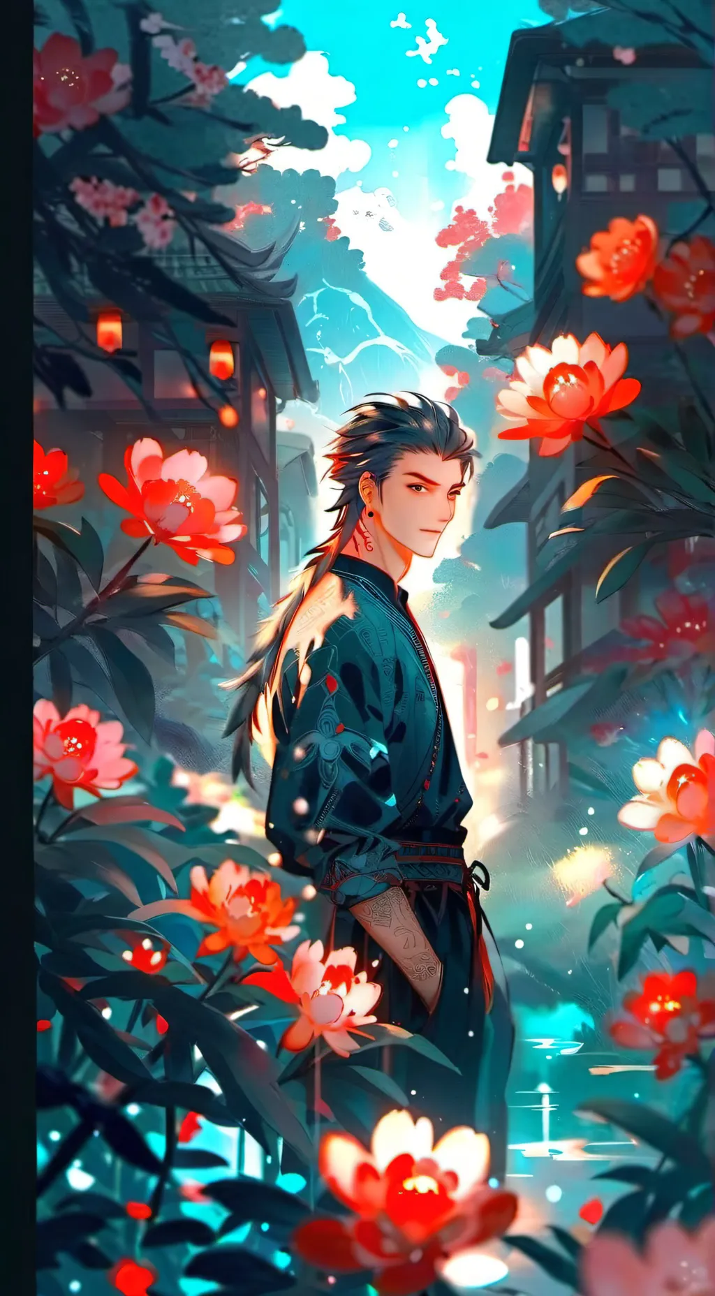 ai character: Айдан background