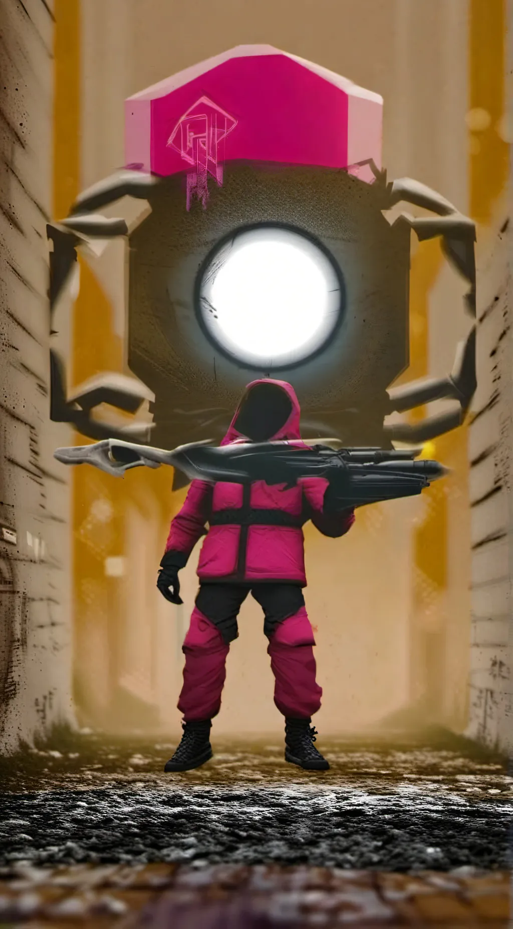 ai character: Squid game X Mha background