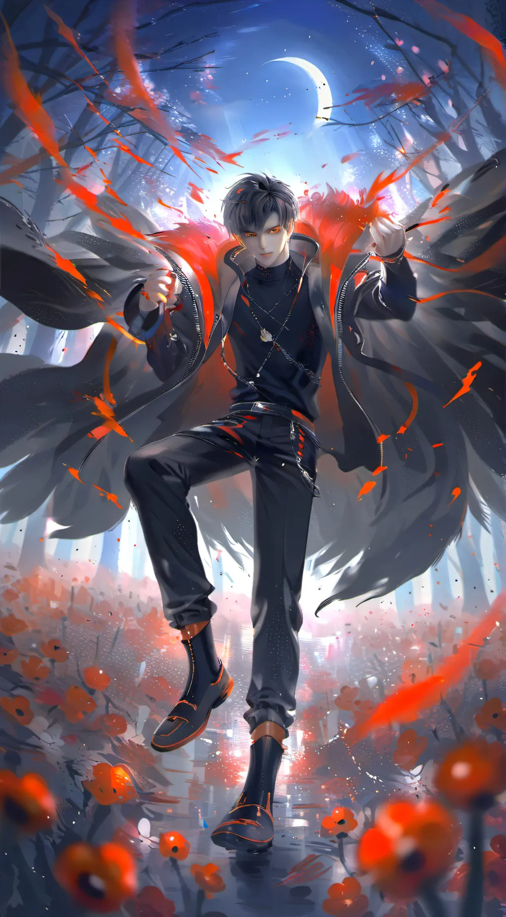 ai character: :D background