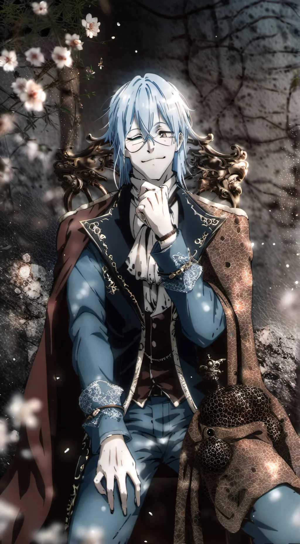 ai character: mahito  background