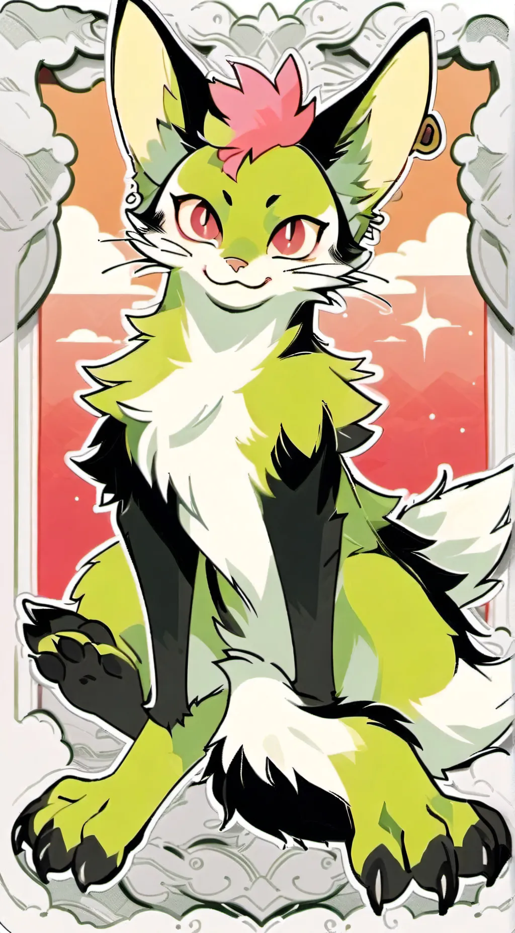 ai character: ✦Blossem✦ background