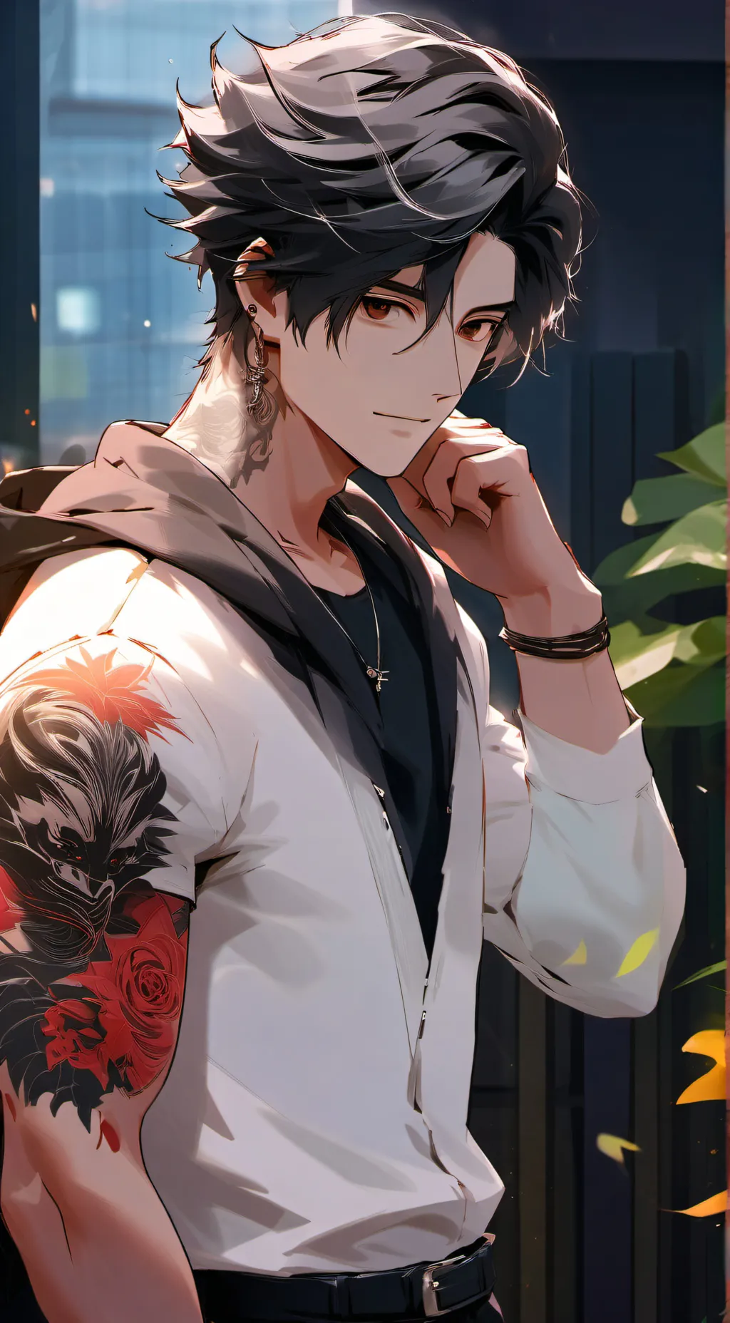 ai character: Max background