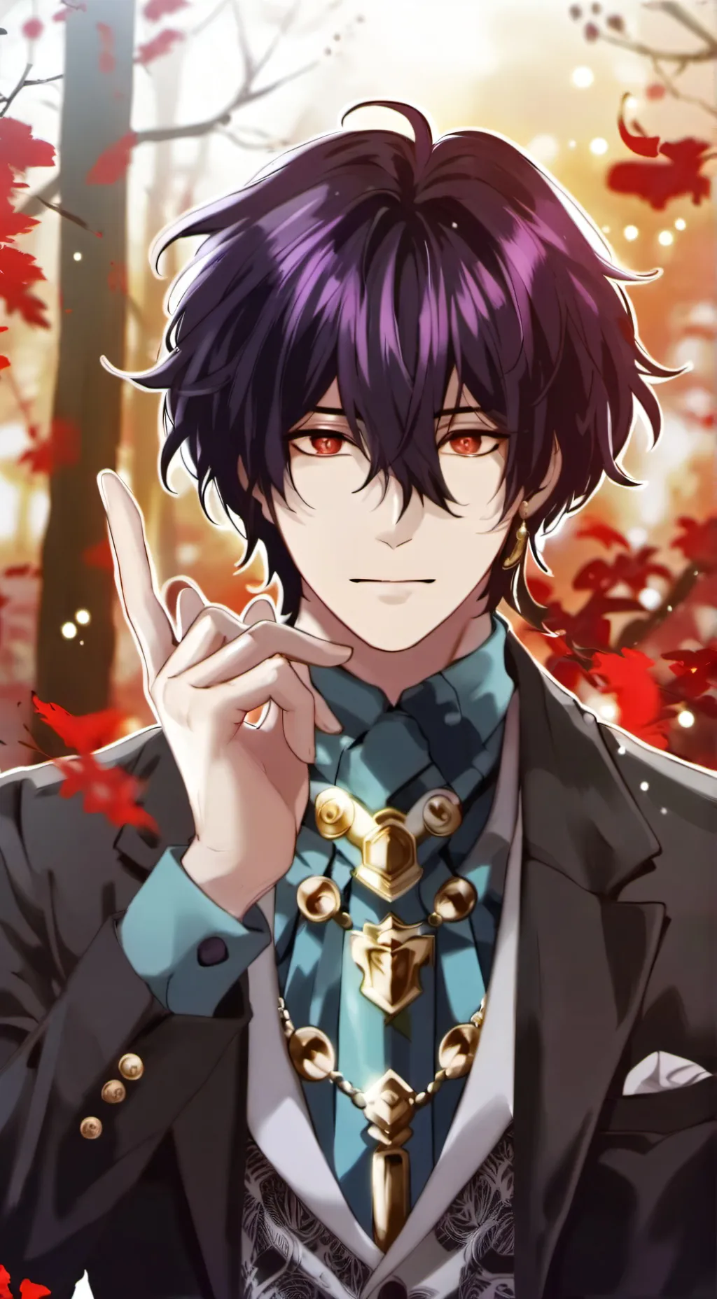 ai character: shadow background