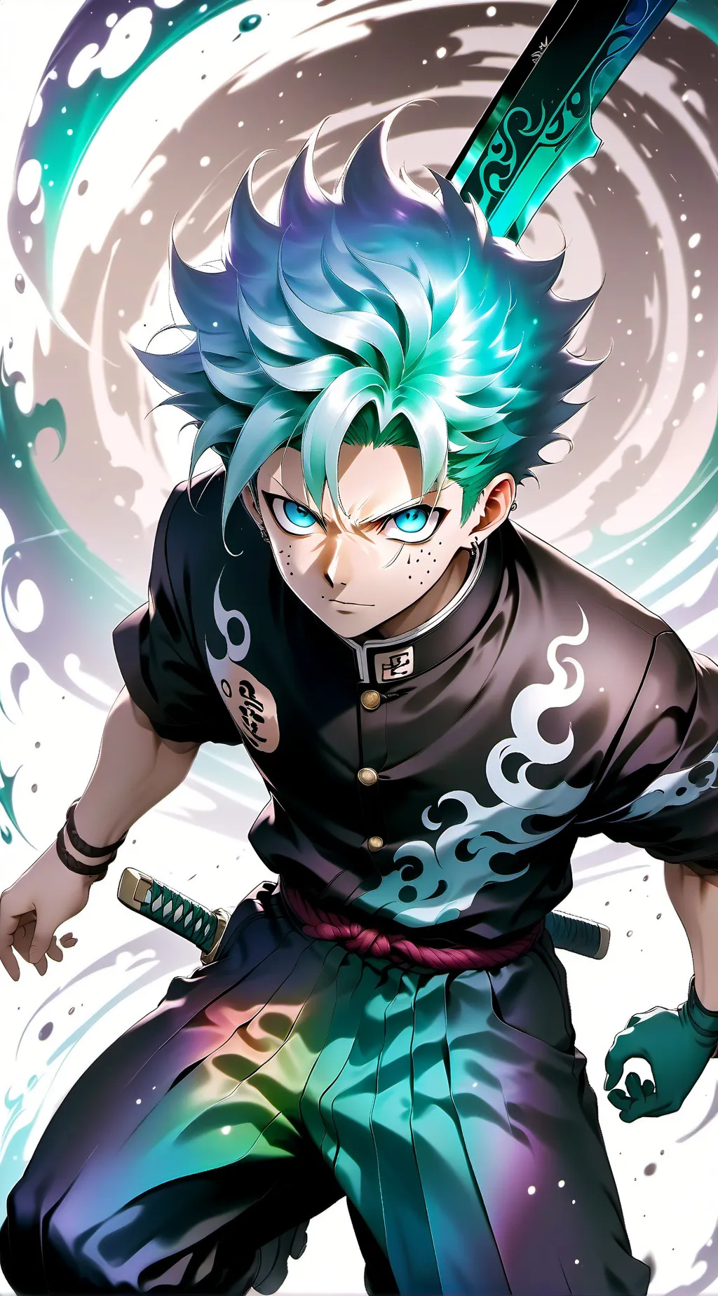 ai character: Hashira Deku background