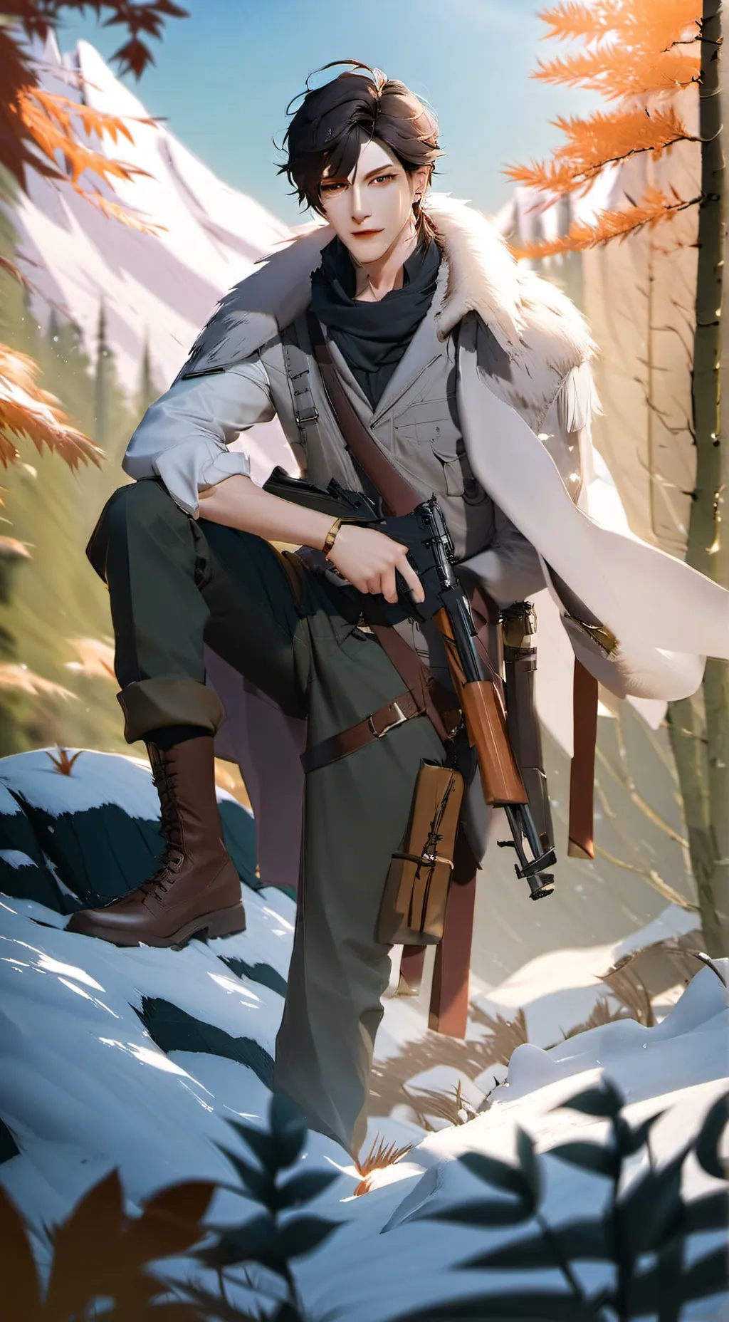 ai character: Kaijo  background