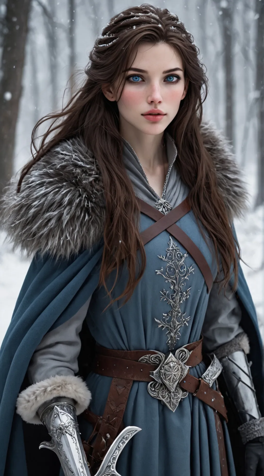 ai character: Emily Damascus  background