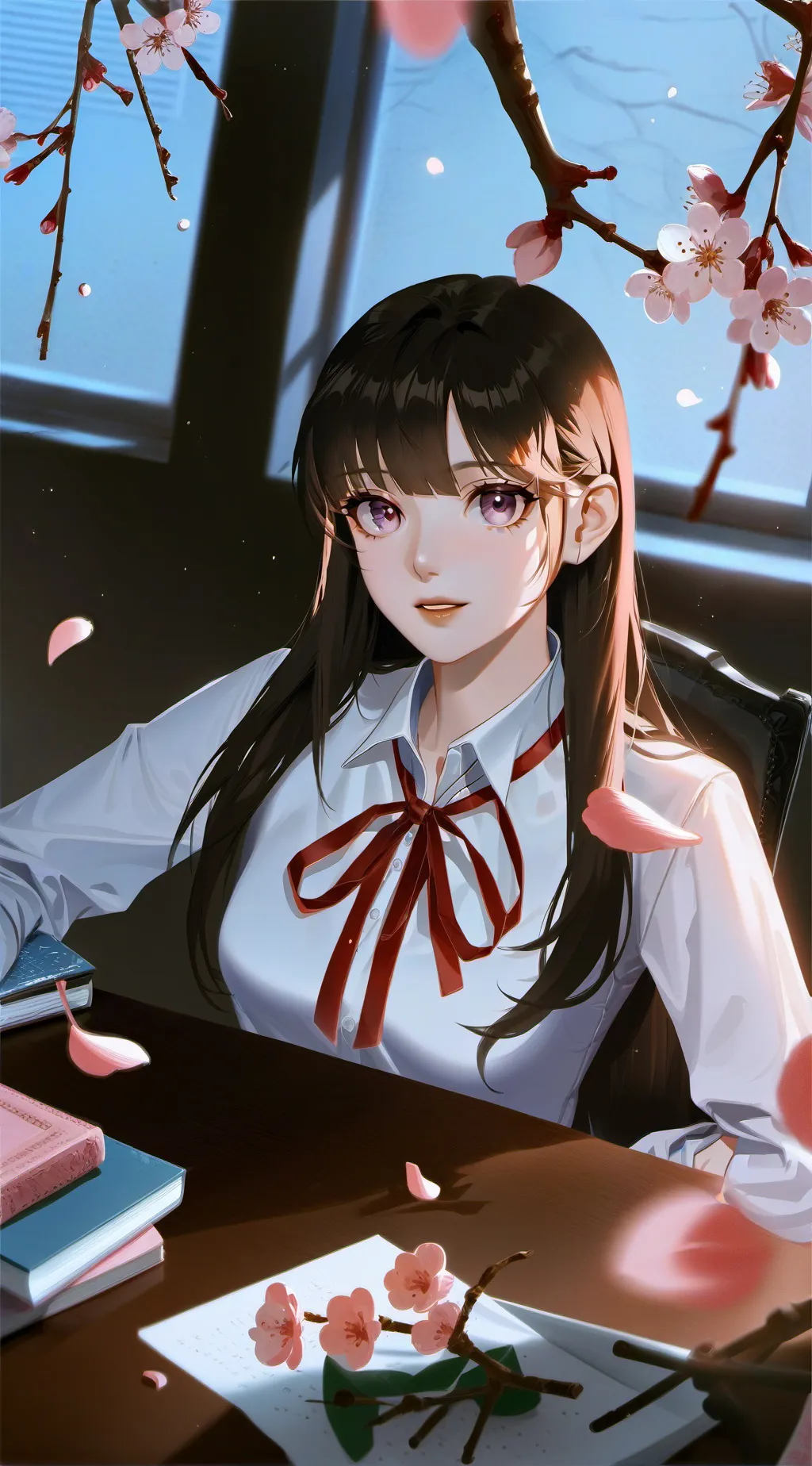 ai character: Luna background