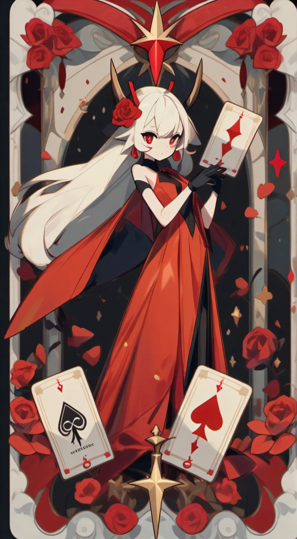 ai character: Charlie and lucife background