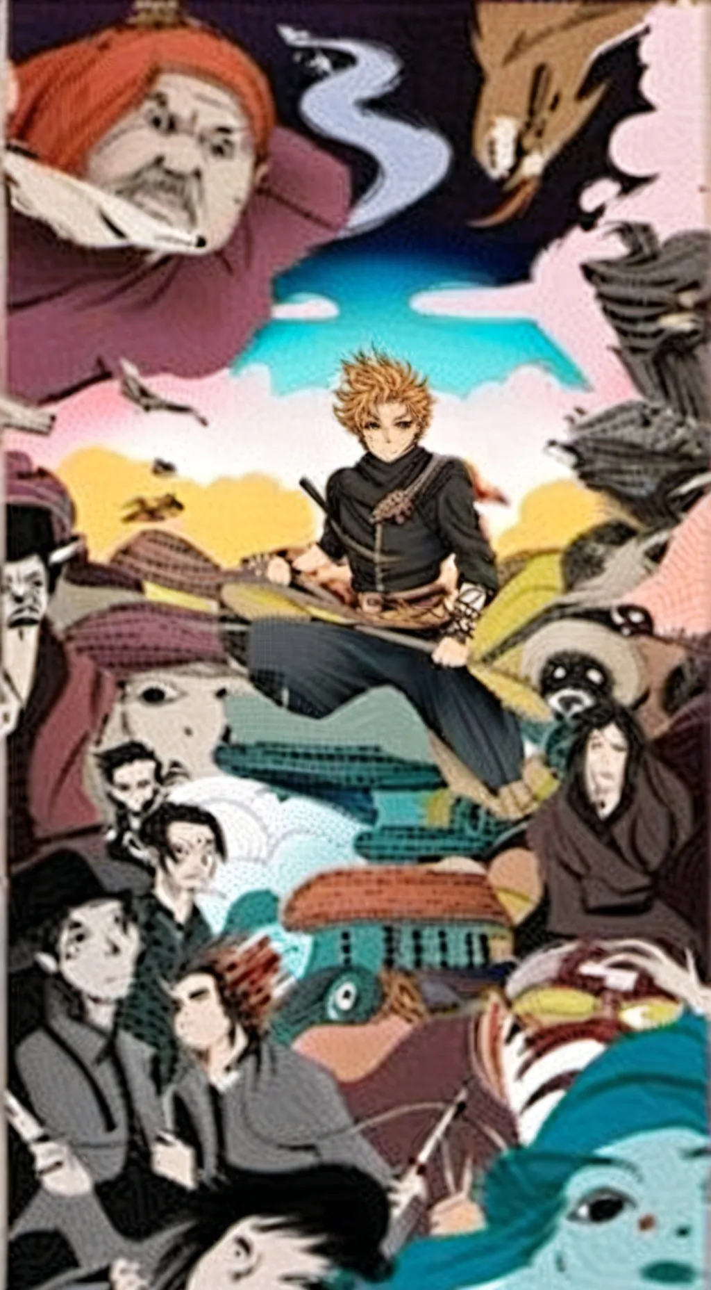 ai character: demon slayer background