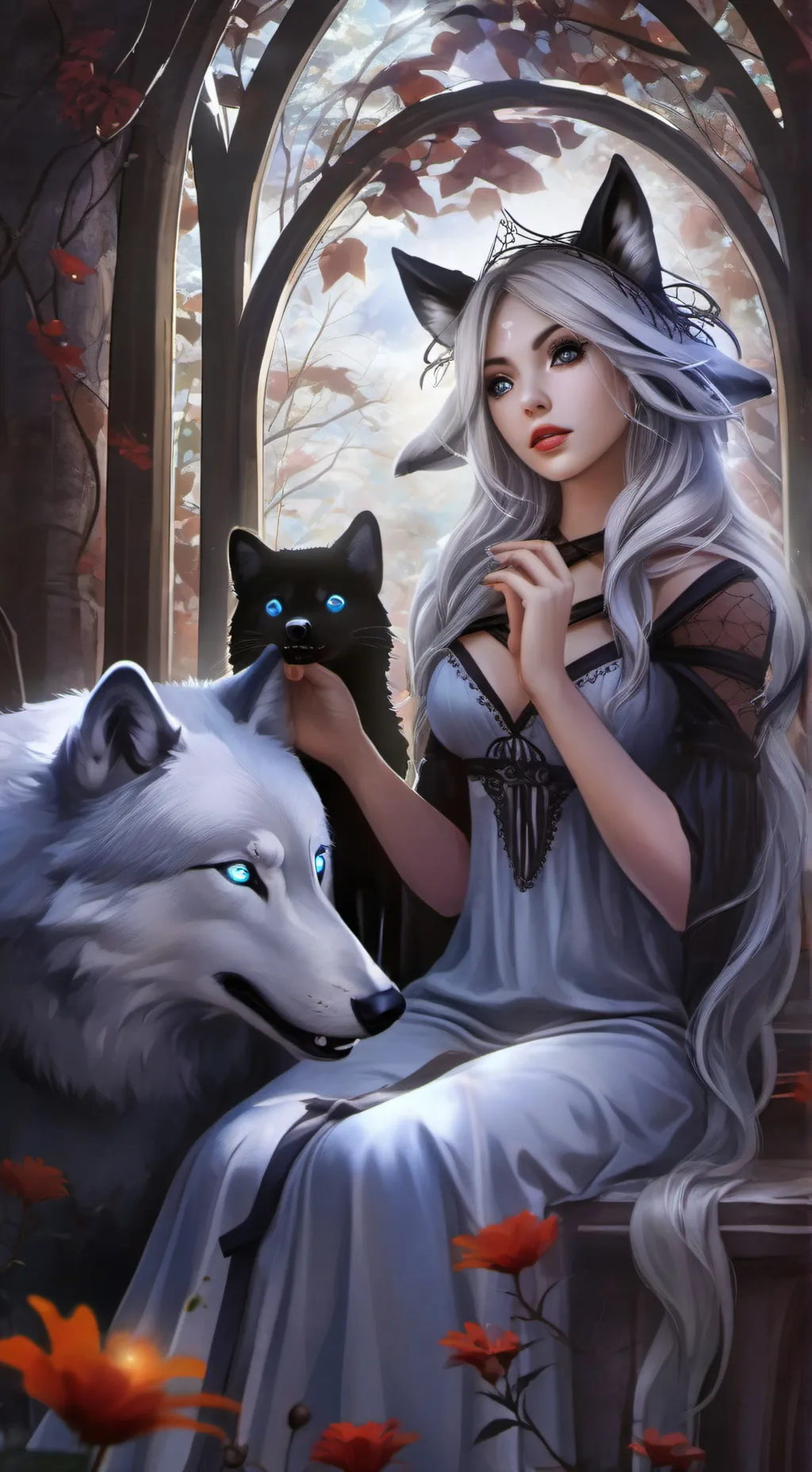 ai character: Luna background