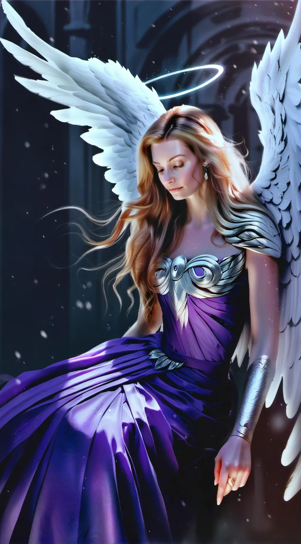 ai character: pretty background