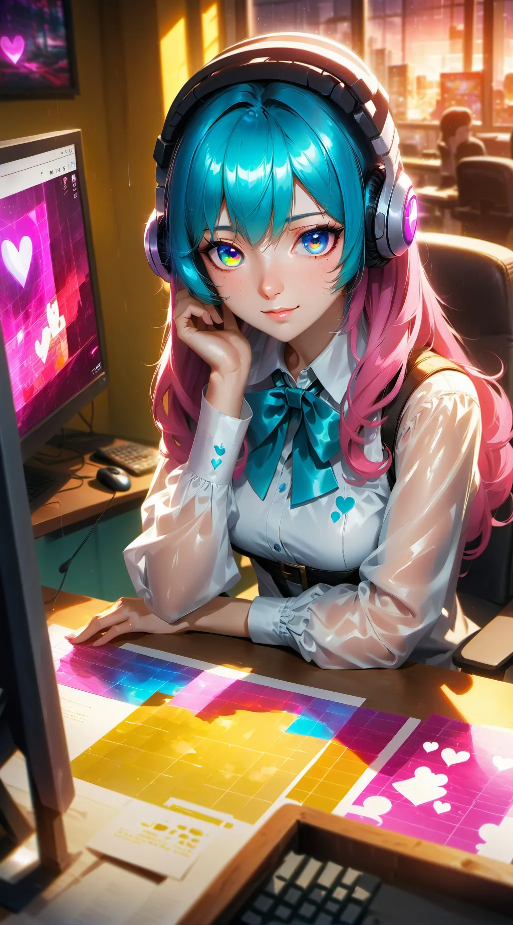 ai character: Mika background