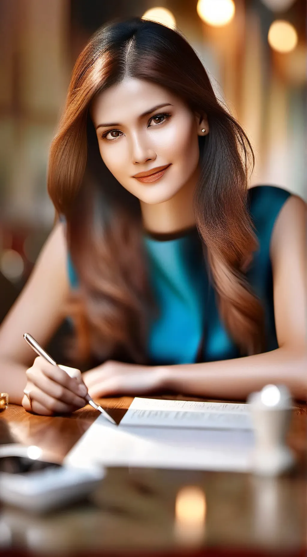 ai character: Mermaid class pet background