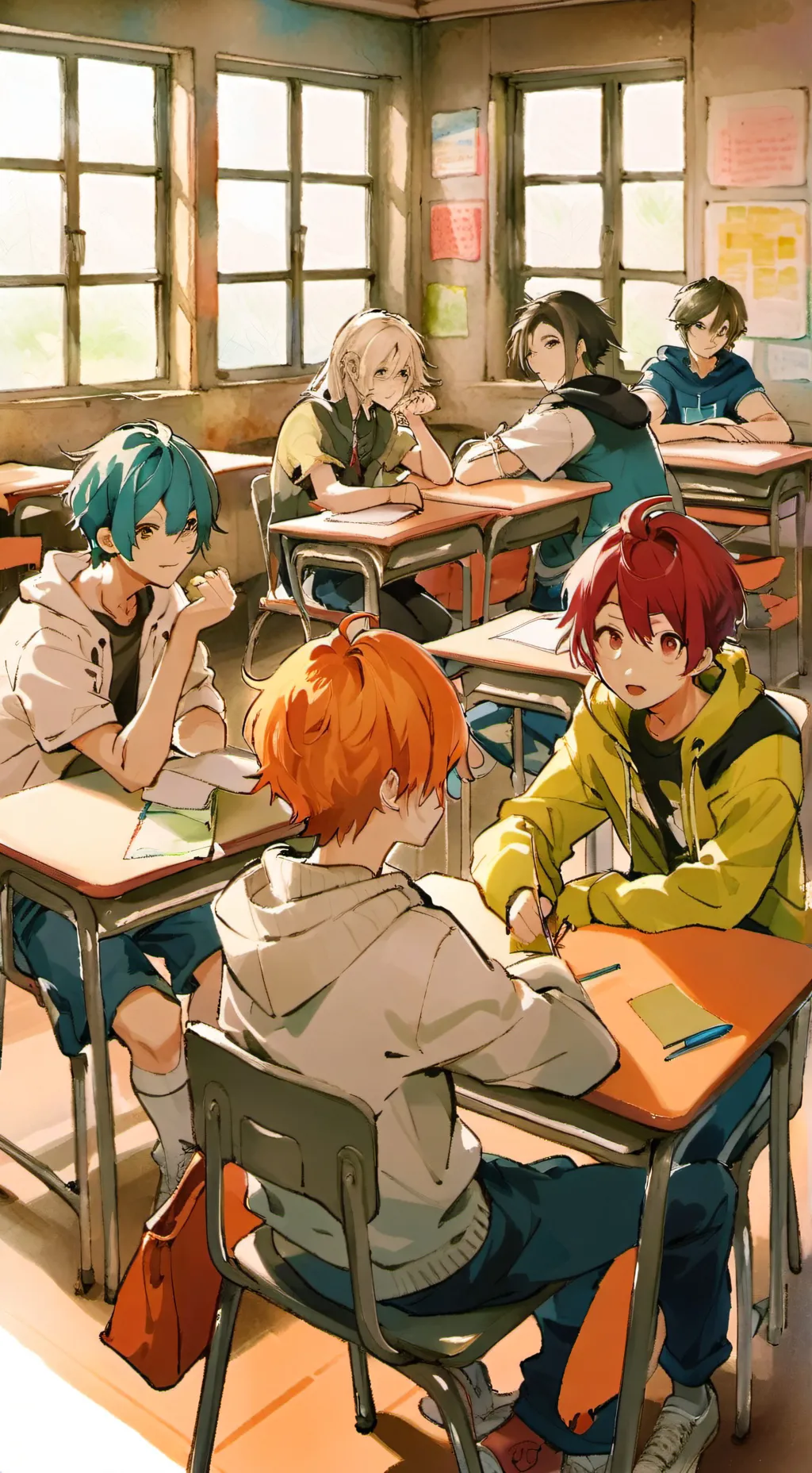 ai character: school of magic background