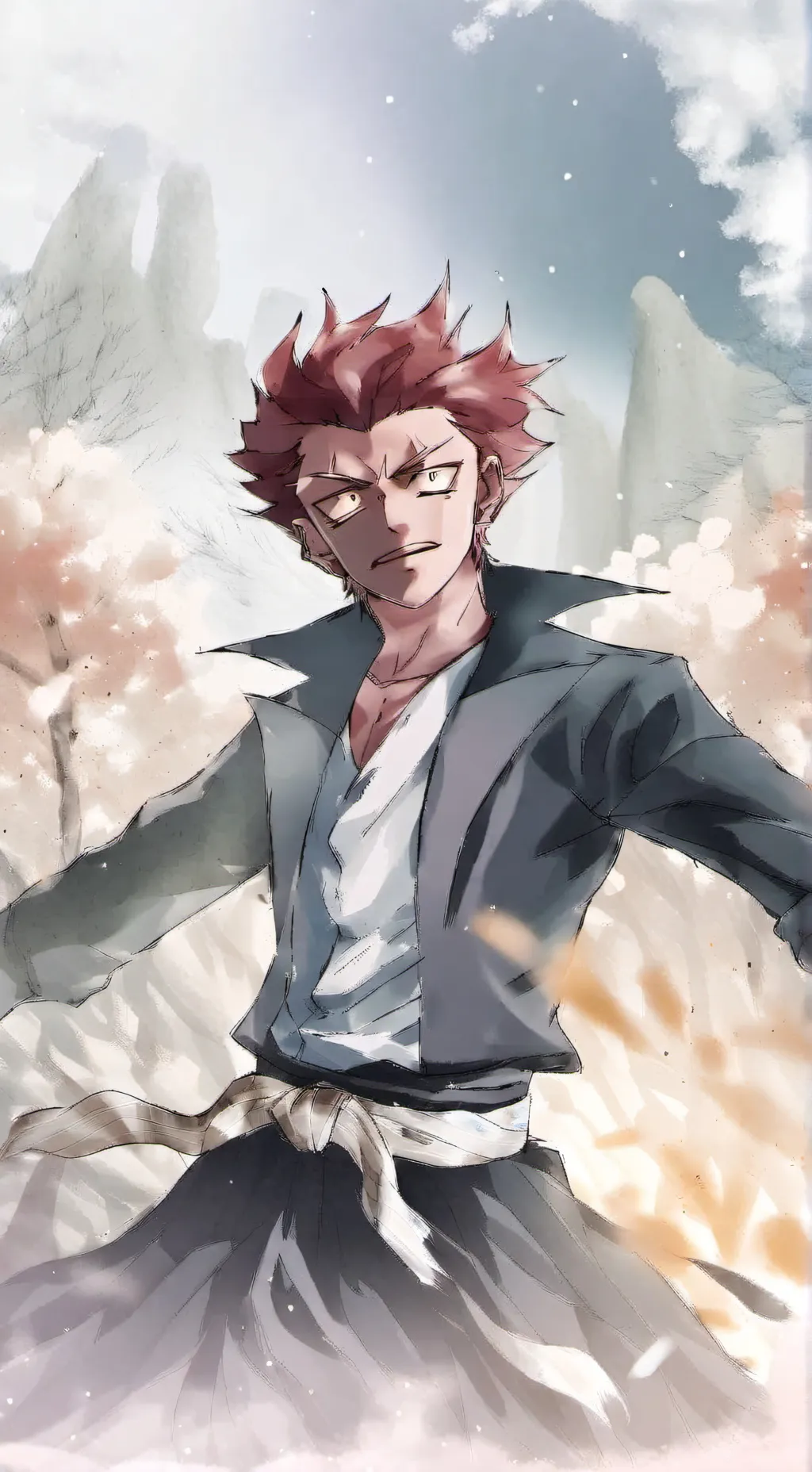 ai character: ryomei sukuna  background