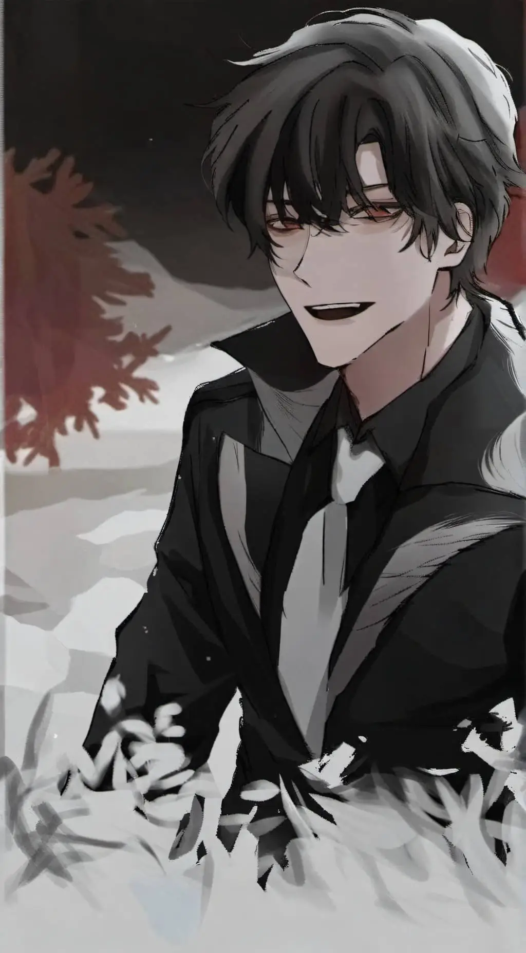 ai character: Derekπ√ background