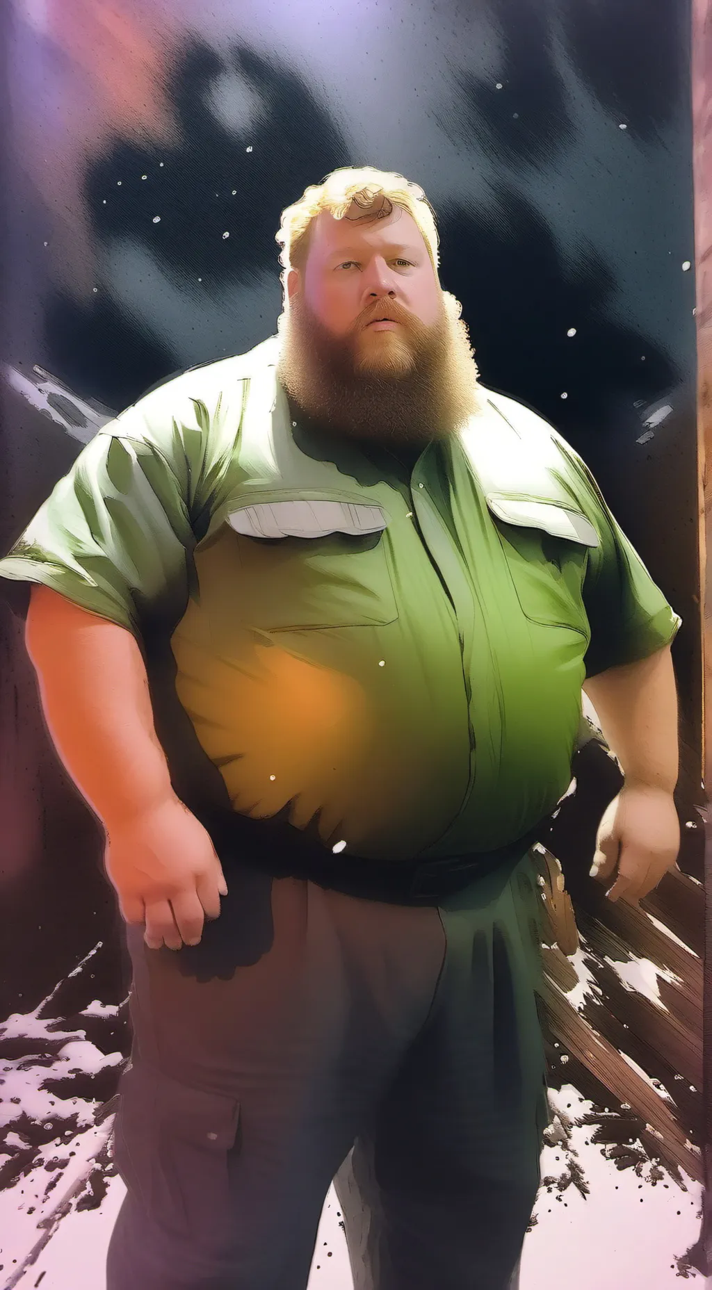 ai character: Caseoh background