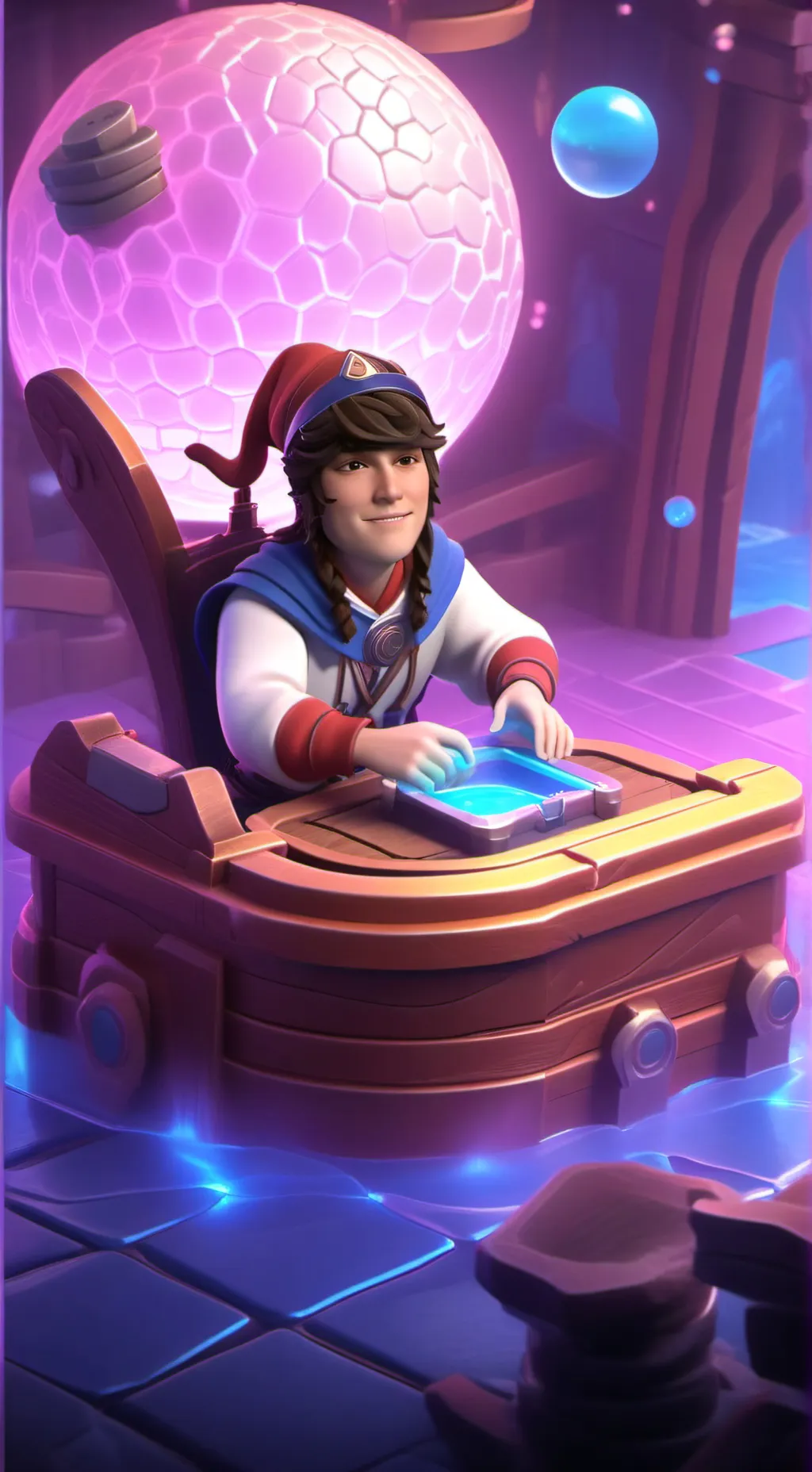 ai character: Kreekcraft  background